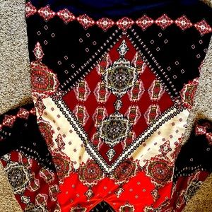 BOHEMIAN THROW OVER DRESS